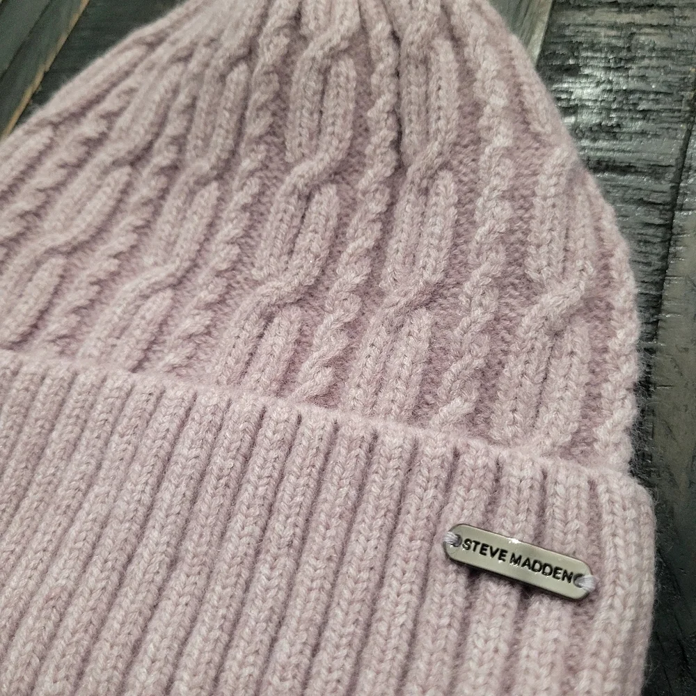 Steve Madden Knitted Beanie Glove Set Womens One Size